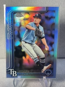 2025 Topps Chrome Refractor Shane McClanahan Refractors #298 Tampa Bay Rays - Bild 1 von 2