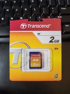 Genuine OEM Transcend 2GB SD Memory Card New - Picture 1 of 2