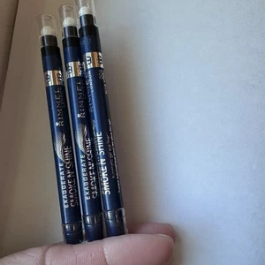 (3) RIMMEL Exaggerate Smoke N' Shine Auto Gel Eyeliner #004 Blue Steel - Picture 1 of 5