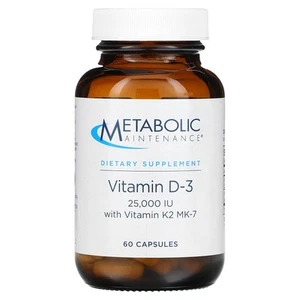 Vitamin D3 and K2 Supplements - Vitamin D Supplement with 25,000 IU - Support... - Picture 1 of 2