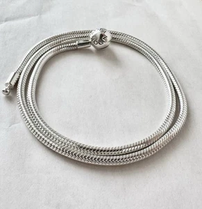 PANDORA Kette Silber Schlangenkette Moments mit Kugelverschluß 590742HV-45 cm - Bild 1 von 10