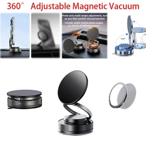 Aspirateur Magnétique Réglable 360° Support Téléphone Voiture pour MagSafe - Photo 1 sur 16