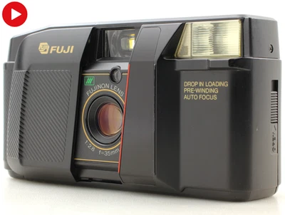 FUJI CARDIA HITE DATE Film Camera 35mm F2.8 Lens From JAPAN [Near MINT] - Image 1 of 4