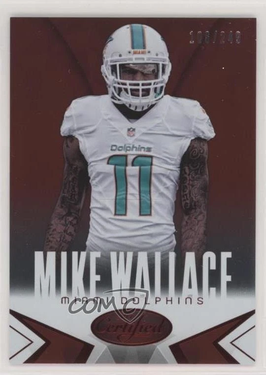 2014 Certified Red /249 Mike Wallace #52 - Image 1 of 2