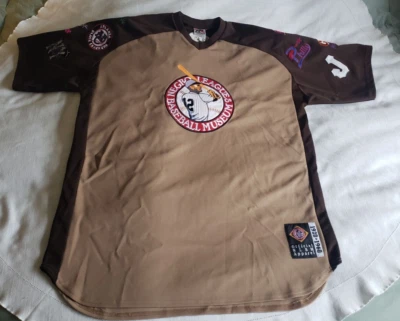 Tocado Para Hombres XXL Liga Negra Museo de Béisbol NLBM Parches Bordados Jersey Foto 1 de 4