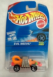 Hot Wheels Evil Weevil (1995) Mattel Orange Die-Cast Collector #485 - Picture 1 of 4