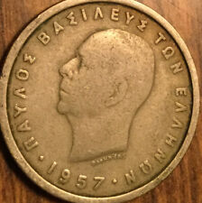 1957 GREECE 2 DRACHMAI COIN