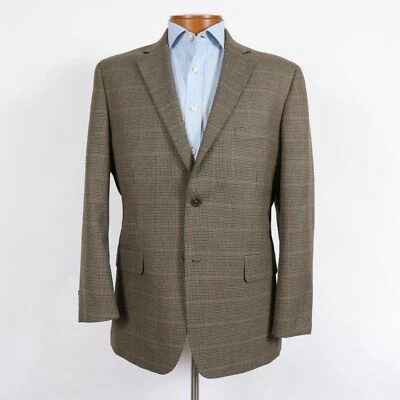 Club Room 42R Mens Houndstooth Windowpane 2 Button Blazer Sport Coat Jacket  - Image 1 of 4