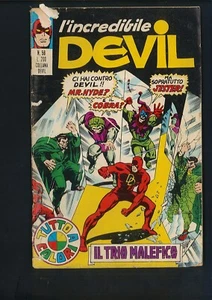 L'Incredibile Devil n.58 Il Trio Malefico Marvel Ed.Corno 1972 ▓ - Picture 1 of 2