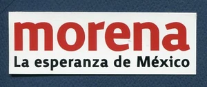 Mexiko Morena Nationale Regenerationsbewegung AMLO 5" x 1,5" Union Made Aufkleber - Bild 1 von 1