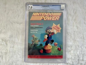 Nintendo Power Issue 1 CGC 7.0 1988 First Issue Super Mario Bros Free Poster - Picture 1 of 12