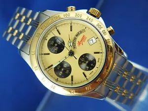 Rare West End Watch CO Sowan Automatic Chronograph Valjoux 7750 Watch NOS 1990S - Picture 1 of 12