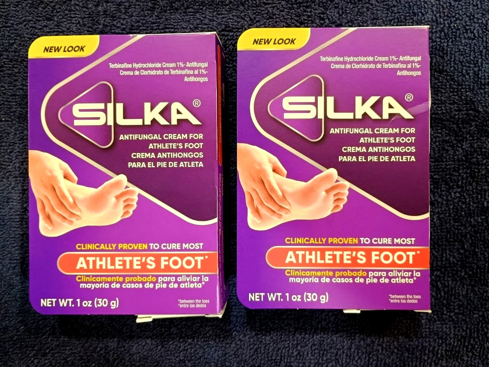 (Lot of 2) New Boxes SILKA Athlete's Foot Antifungal Cream - Image 1 of 1