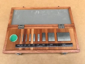 MITUTOYO 516-931 BE1-9-3 GAUGE BLOCK SET GRADE 3 - Picture 1 of 10