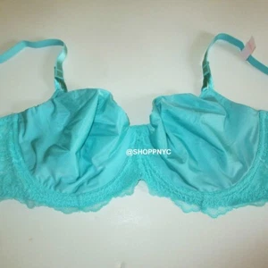 Victoria Secret Dream Angels Unlined Push Up Without Padding Bra Aqua Blue Smoot - Picture 1 of 8