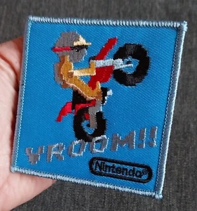 RETRO Nintendo Mario Cart VROOM! Motorcycle Embroidered Collectors Patch - Picture 1 of 4