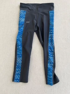 Under Armour Youth Girls Leggings Size Medium 7/8 waist 24 inches - Picture 1 of 9