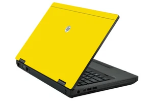 YELLOW Vinyl Lid Skin Cover Decal fits HP ProBook 6460b Laptop - Picture 1 of 1