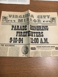 Virginia City Mirror Newspaper 4 Fabulous Men 1994 - Picture 1 of 10