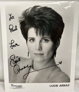 "Lucie Arnaz actriz estadounidense cantante 8 x 10"" blanco y negro foto firmada personalizada" - Imagen 1 de 2