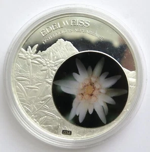 [R3164] Srebrna moneta szklana, "szlachetna biel" - Zdjęcie 1 z 3
