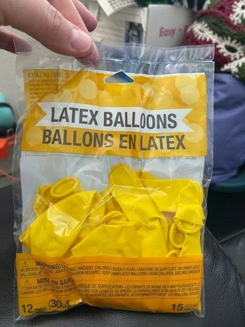 School Bus Yellow 12-inch Latex Balloons 15 Pack Party Supplies Decorations New! - Image 1 of 2