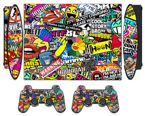 Bombing N262 Skin Sticker for PS3 PlayStation 3 Super Slim & 2 controller skins - Picture 1 of 1