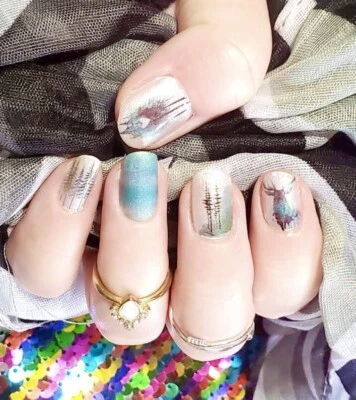 Tiras de esmalte de uñas de color, 16 quilates. Alce brillante. LEER DESCRIPCIÓN ABAJO Foto 1 de 3