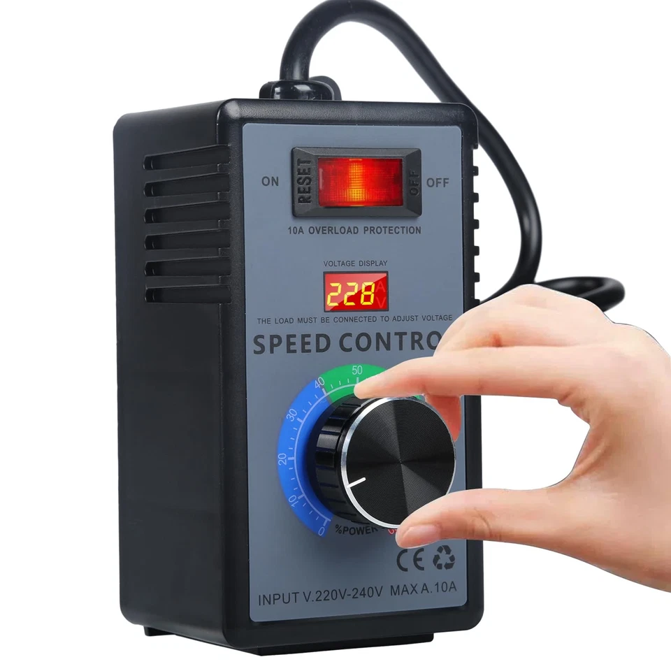 AILAO Regolatore di velocità 220V regolatore velocita motori 220V utilizzo per