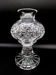 VINTAGE WATERFORD CRYSTAL 7.25" ALANA HURRICANE 2 PC. LAMP & GLOBE CANDLE HOLDER - Picture 1 of 9