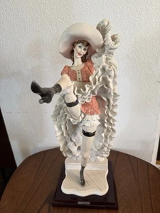 Giuseppe Armani 19”H “Can Can Dancer" Woman Statue Sculpture Artist Signed 1989 - Picture 1 of 8