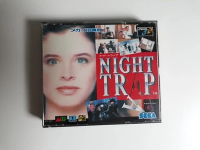 Night Trap für Sega Mega-CD Japanische Version mit OVP und Anleitung - Bild 1 von 4