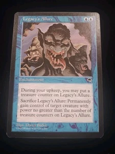 Legacy's Allure NM/LP Tempest Blue Enchantment English MTG Magic Regular - Picture 1 of 1