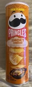NEW LIMITED EDITION PRINGLES SMOKY CHEDDAR POTATO CRISPS CHIPS 5.5 OZ CANISTER - Picture 1 of 3