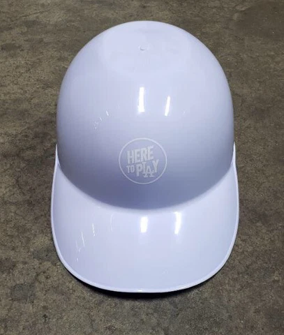 Helmet Bowl Los Angeles Dodgers Helmet "Here To Play" Periwinkle Color Cover