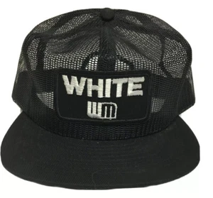 Cappello berretto contadino snapback camionista camionista toppa bianca vintage anni 70 80 - Foto 1 di 8