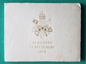 MONETA ARGENTO 835°° Vaticano G. Paolo I 1000 Lire 6 Agosto - 28 Settembre 1978 - Foto 1 di 3