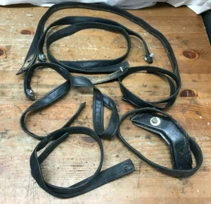 Mixed Lot (8) Harley Davidson Mixed Lot of grab Seat Passenger Straps black - Picture 1 of 10