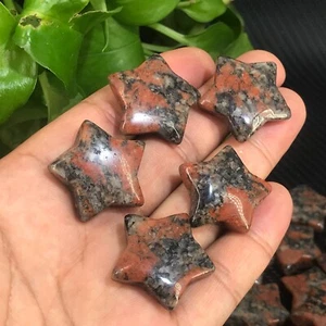 5pz Stelle Spettrolite Rossa Naturale Cristallo di Quarzo Cristallo Guarigione Regalo 1" - Foto 1 di 11