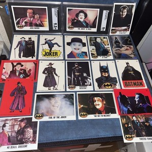 BATMAN & THE JOKER 1989 Topps Batman Stickers Jack Napier SGC 9 & 9.5 MINT+ 🔥