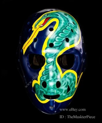 Máscara de hockey sobre hielo casco de portero portátil decoración del hogar Gary Simmons Cobra G89 Foto 1 de 4