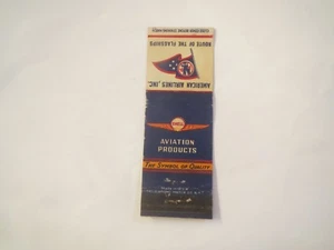 AMERICAN AIRLINES SHELL THE SYMBOL OF QUALITY VINTAGE PROMO MATCHBOOK COVER  - Picture 1 of 2