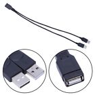 USB 2.0 A Female to 2 Male Y Splitter Hub Power Cord Extension Adapter