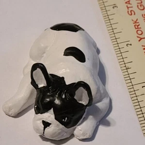 Figura Bulldog Francés BULLY Alemania Occidental RARA De Colección Pintada a Mano - Imagen 1 de 7