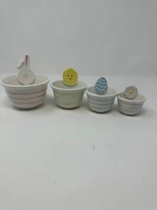 Tazas medidoras de Pascua Bakeshop, hornear de Pascua, conejito de Pascua MC, exhibición de Pascua - Imagen 1 de 8