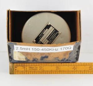 Boonton Inductor Type 103A 32. Labeled 150-450KC, 2.5mH, 8mmF, Q apox 170 - Picture 1 of 4