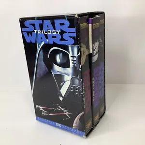 Star Wars Trilogy 3-Tape Set VHS 1995 - Picture 1 of 5
