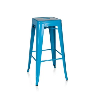 Taburete de bar taburete de bar taburete silla de bar metal industrial alta estabilidad bar cocina - Imagen 1 de 120