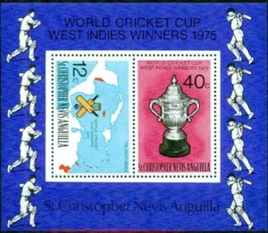ST.KITTS -1976– WORLD CRICKET CUP  -VF** - Picture 1 of 1