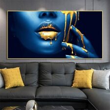 African Woman Canvas Painting Canvas Wall Art Posters & Prints Art Wall Pictures